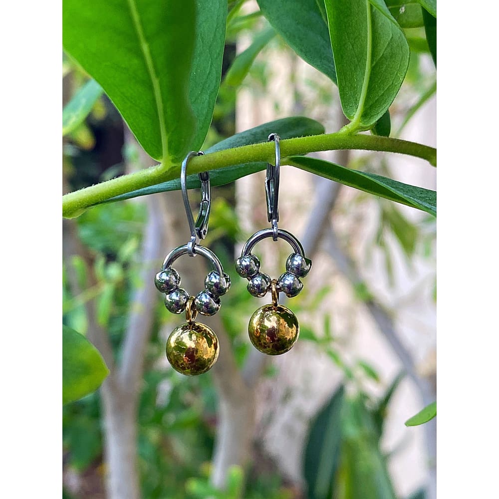 CHARM DROP EARRINGS