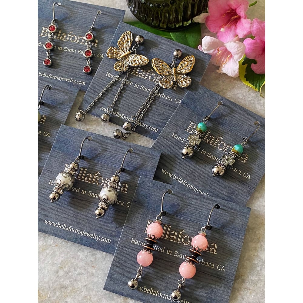 BUTTERFLY STATEMENT EARRINGS