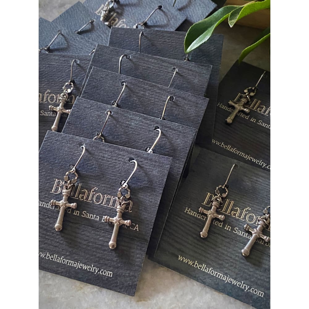 SACRED CROSS EARRINGS