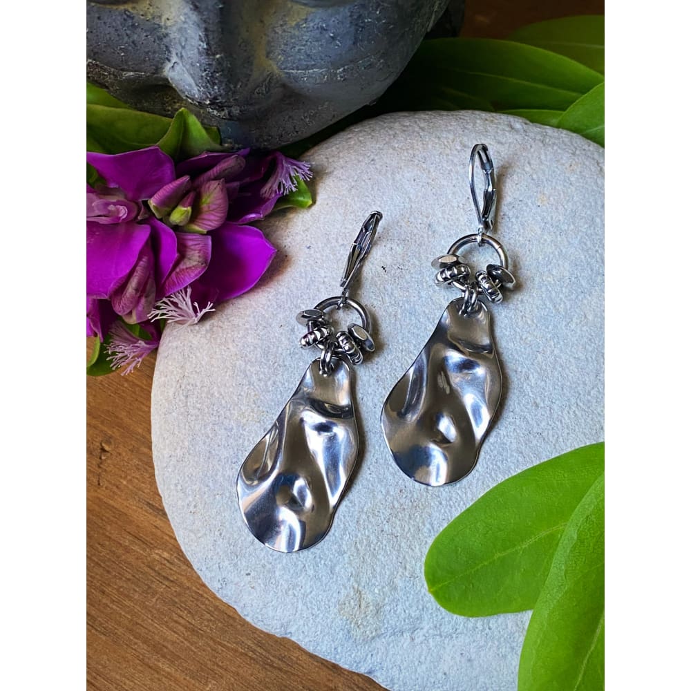 SILVER ROXI EARRINGS