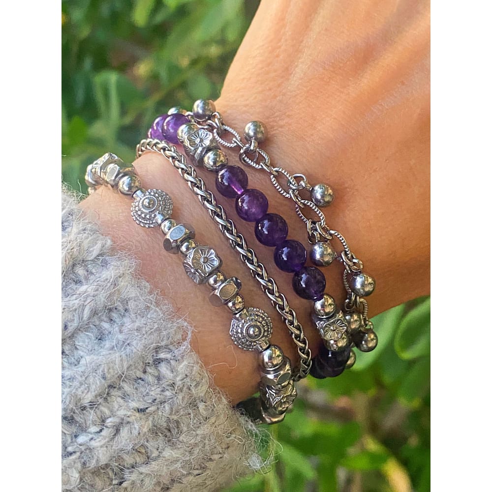 AMETHYST STONE BRACELET