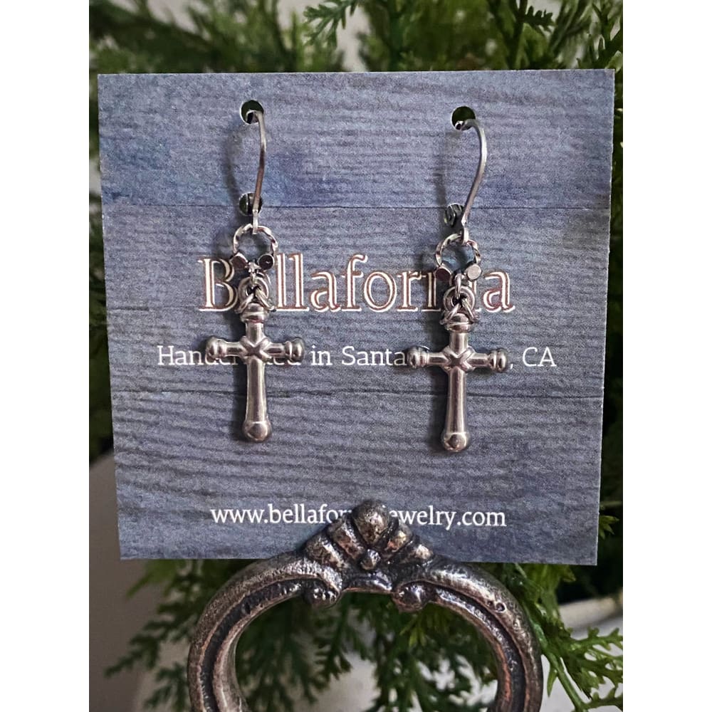 SACRED CROSS EARRINGS