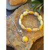 HONEY JADE CHARM NECKLACE