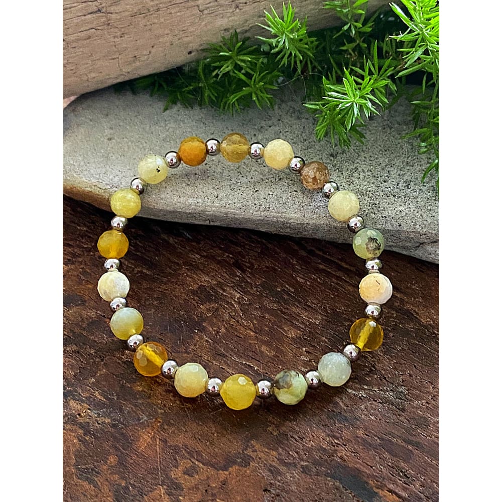 YELLOW OPAL BRACELET