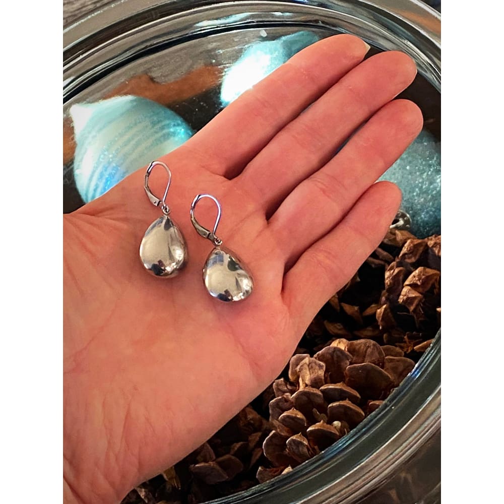 SILVER DOME EARRINGS