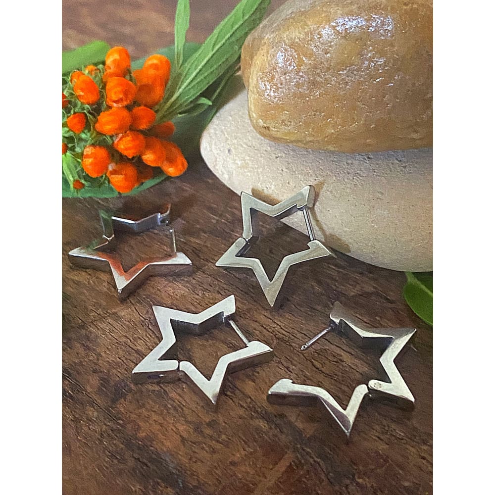 STAR HUGGIE EARRINGS