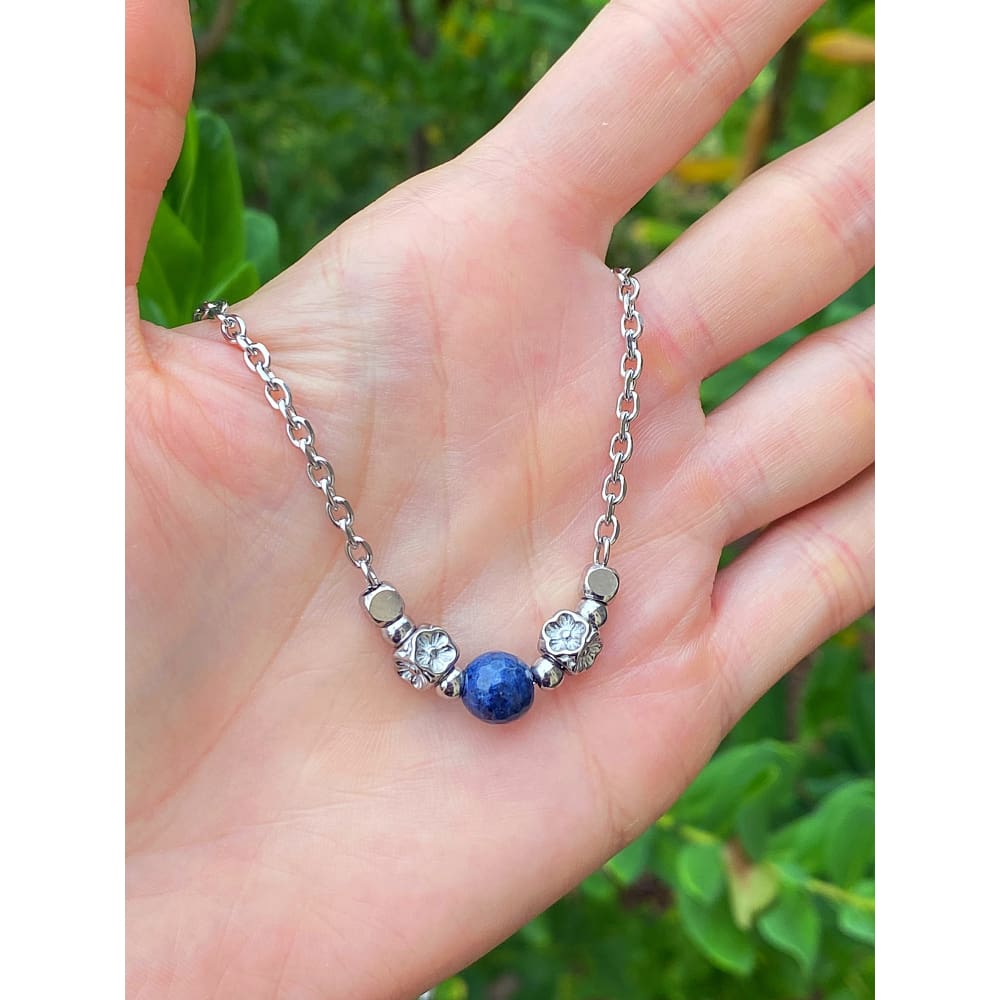 AMETHYST BEAD NECKLACE