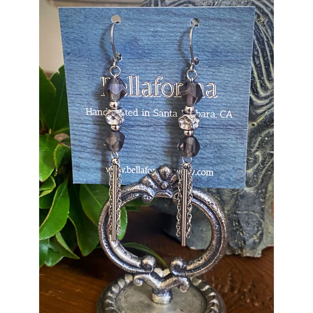 QUARTZ ICICLE EARRINGS
