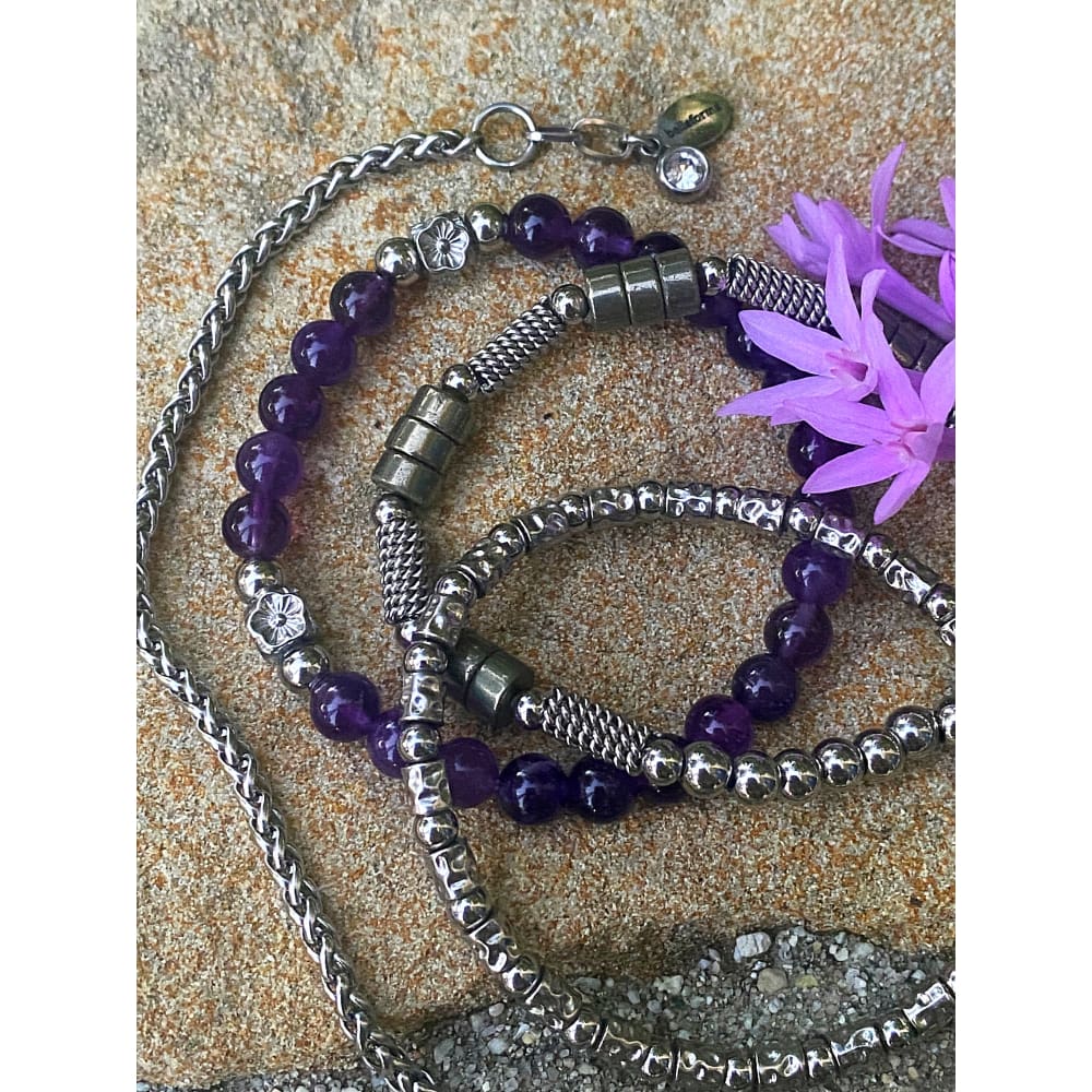 AMETHYST STONE BRACELET