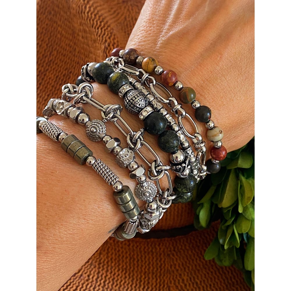 ARTISAN SILVER BRACELET - Bellaforma Jewelry 