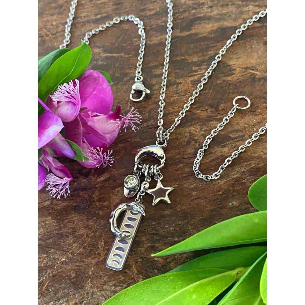 MOON CHARM NECKLACE