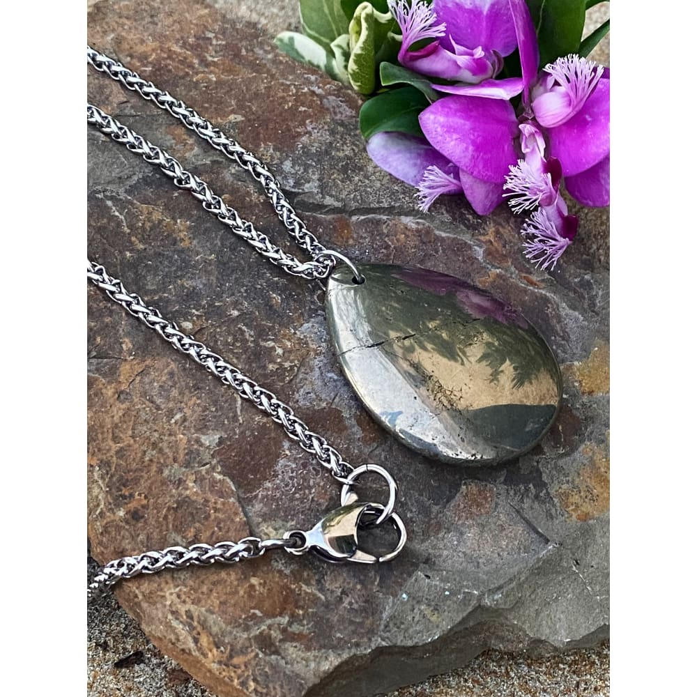 PYRITE STONE NECKLACE