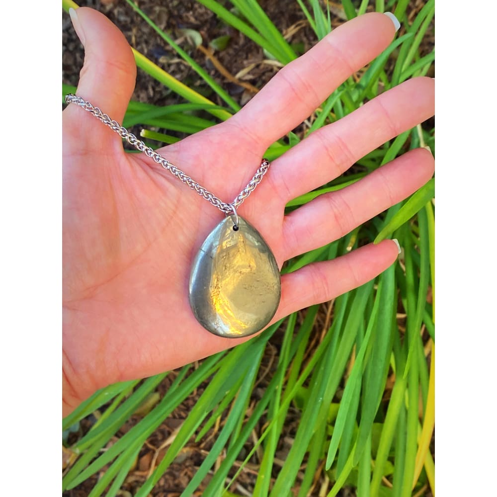 PYRITE STONE NECKLACE