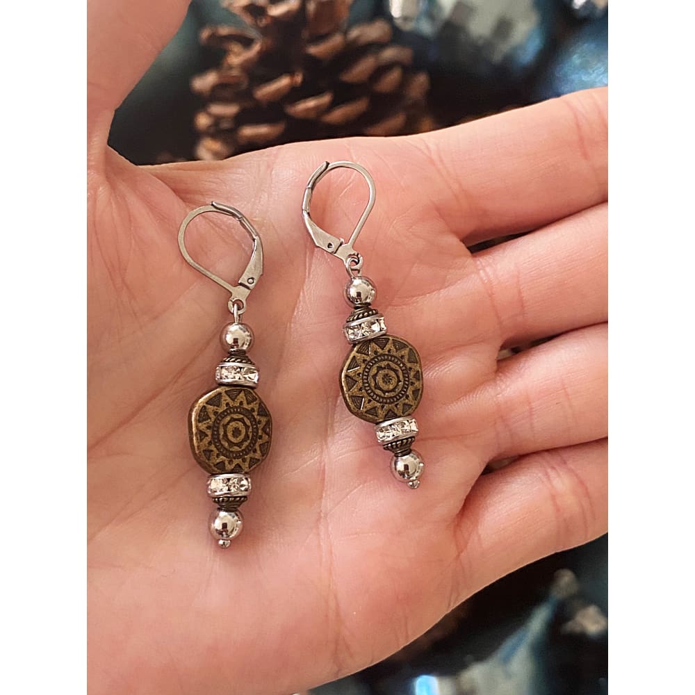 AZTEC SUN EARRINGS