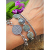 LABRADORITE SQ BRACELET