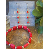 CRIMSON JADE SQ BRACELET