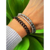 BLACK CHAIN BRACELET