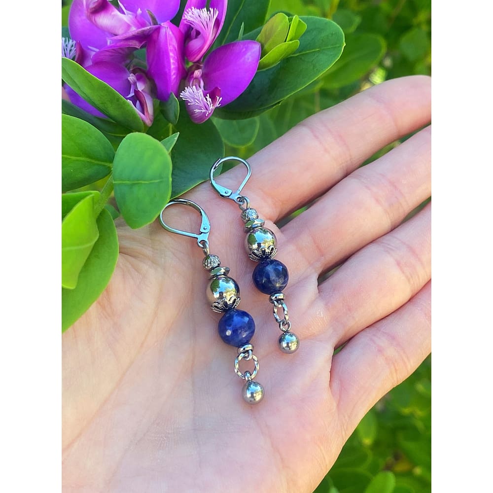 SODALITE EARRINGS