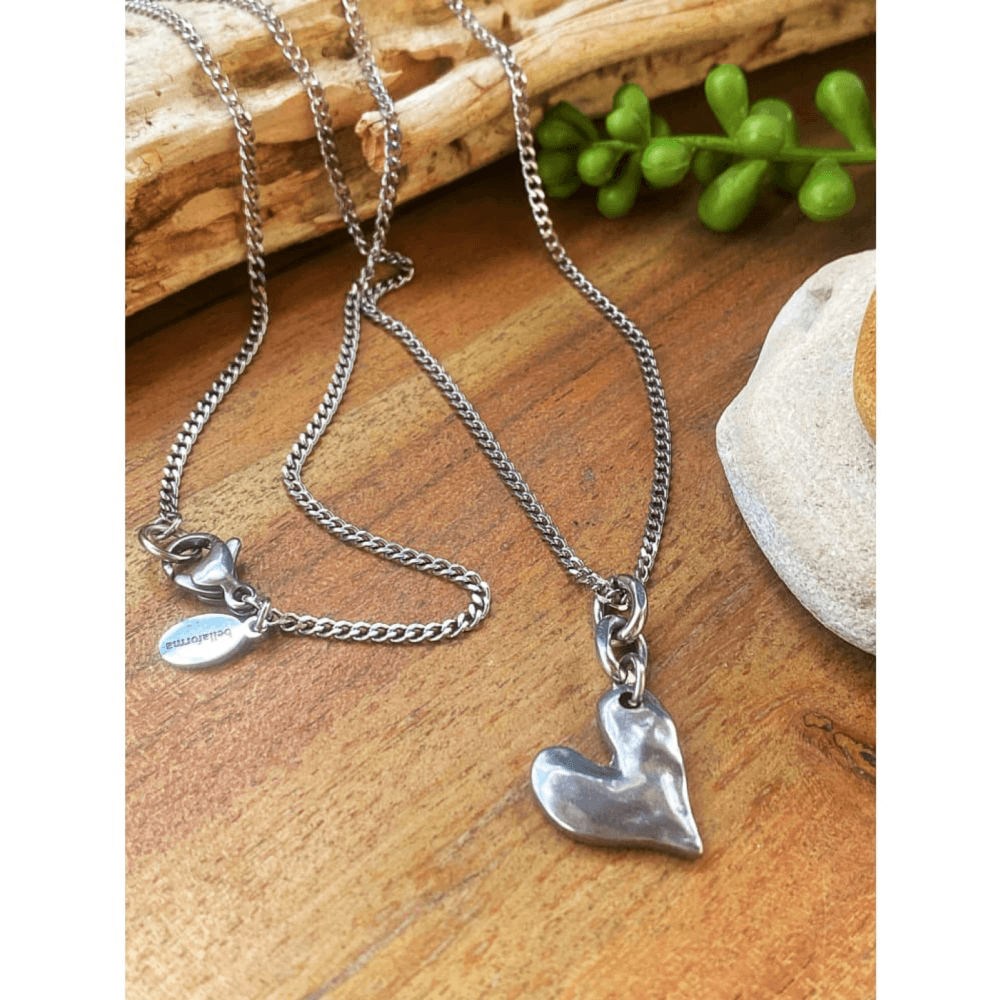 Tiffany solid 2025 heart necklace