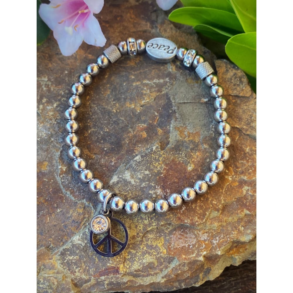 Peace bead sale bracelet