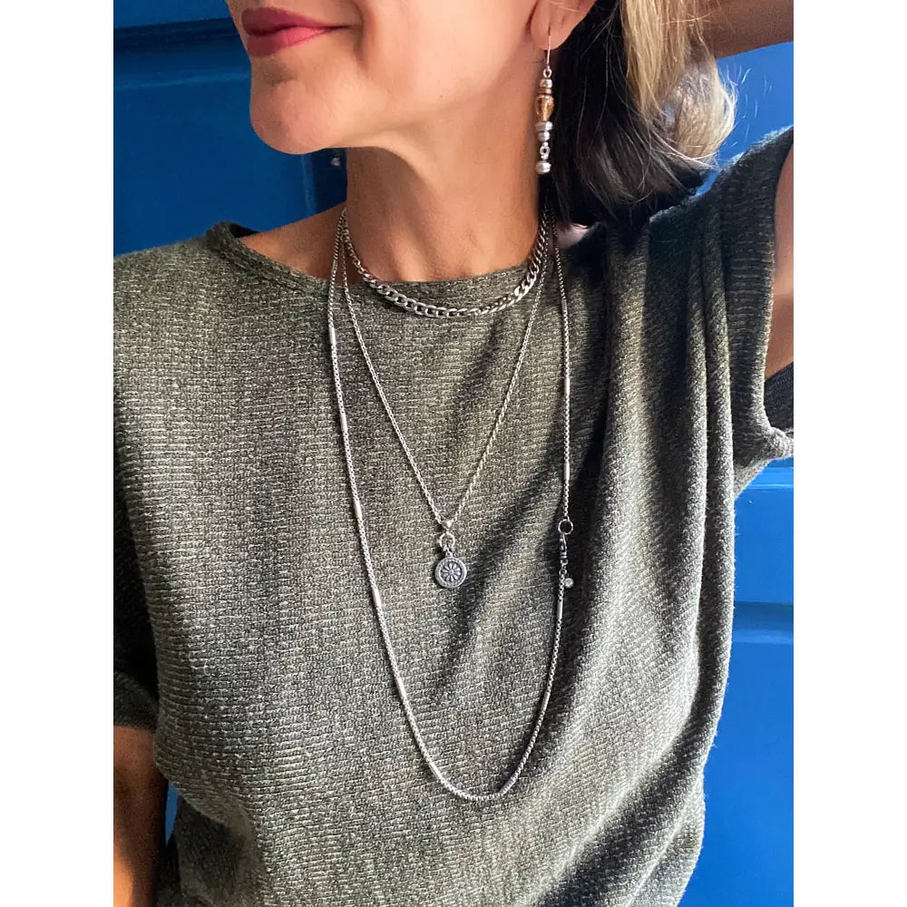 TIBETAN FLOWER NECKLACE