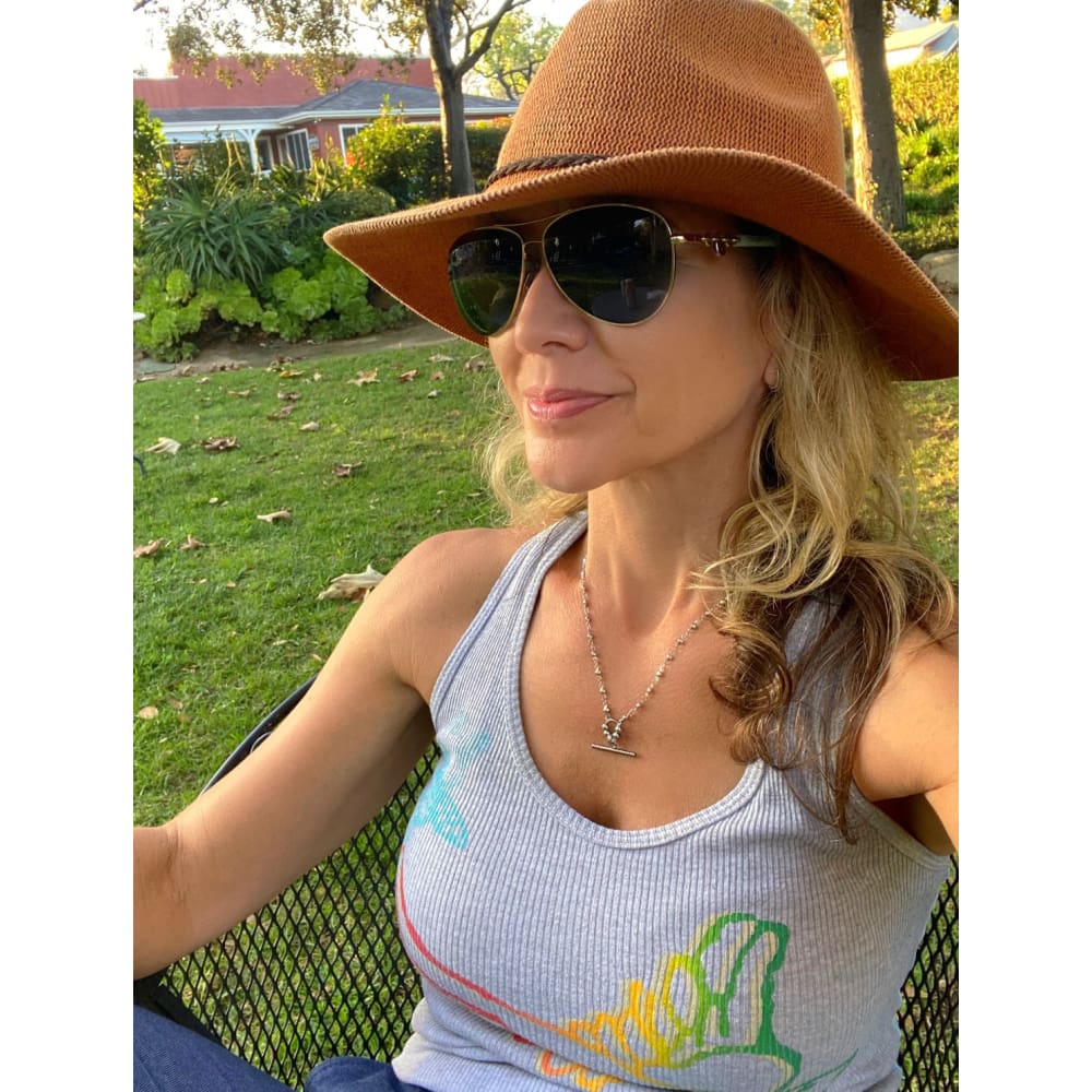 BEADED T-BAR NECKLACE