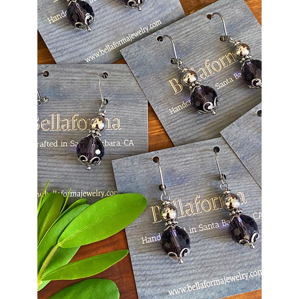 VINTAGE CRYSTAL EARRINGS