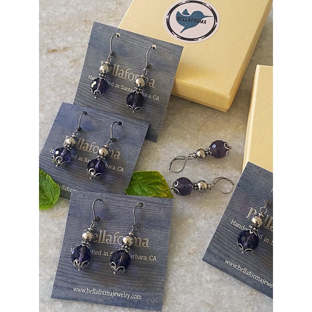 VINTAGE CRYSTAL EARRINGS