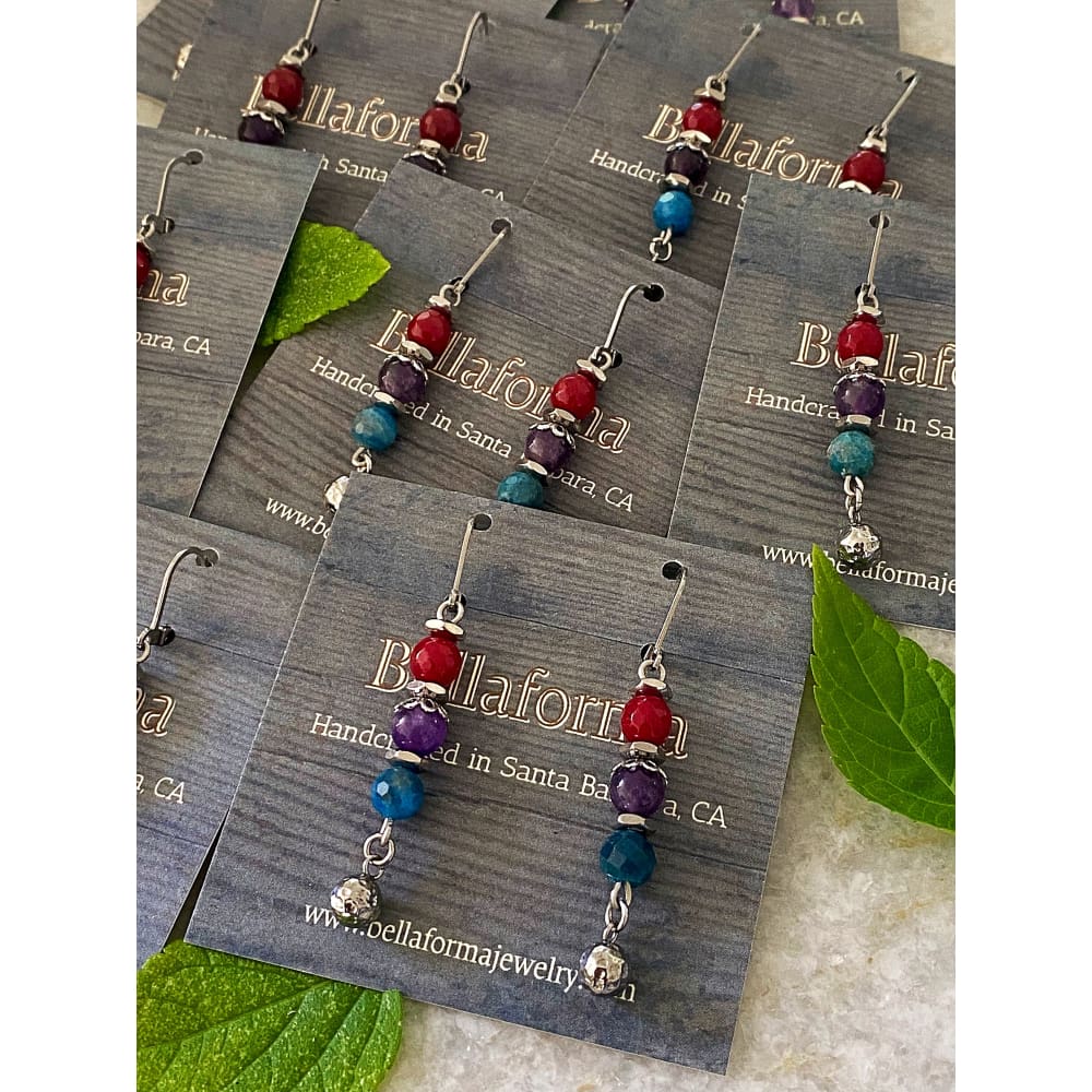 JEWEL STACK EARRINGS