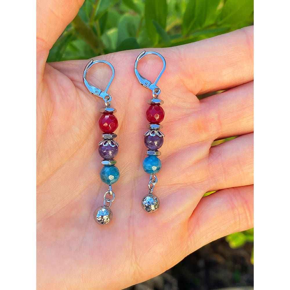 JEWEL STACK EARRINGS