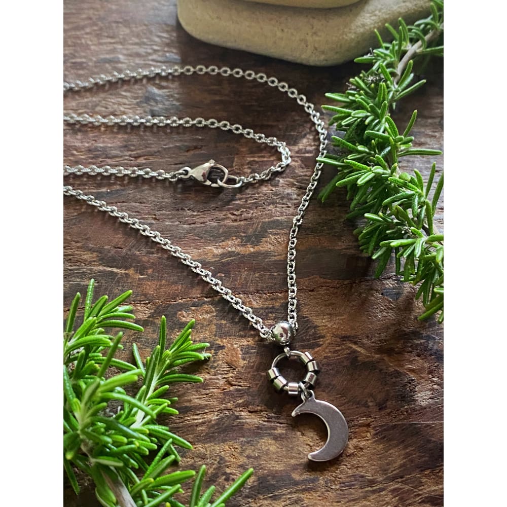 TINY MOON NECKLACE