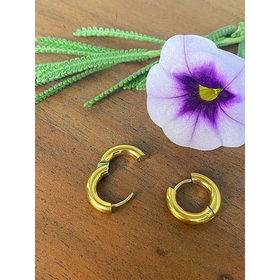 HUGGIE HOOP EARRINGS
