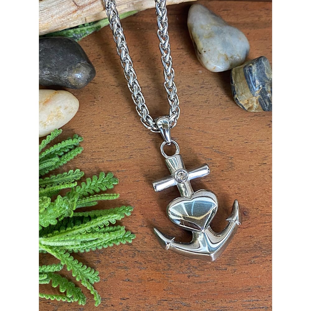 Bronze Anchor Necklace for Men — WE ARE ALL SMITH