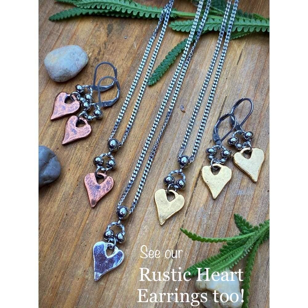 RUSTIC HEART NECKLACE
