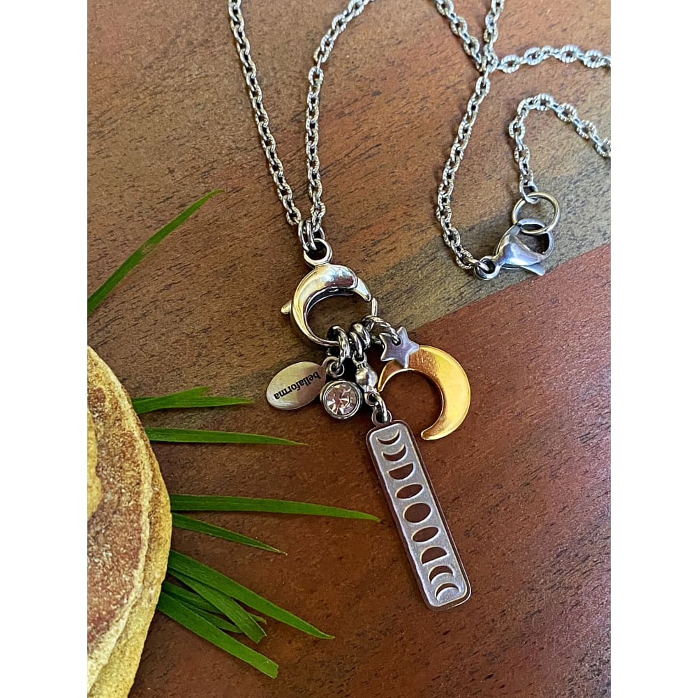 MOON CHARM NECKLACE