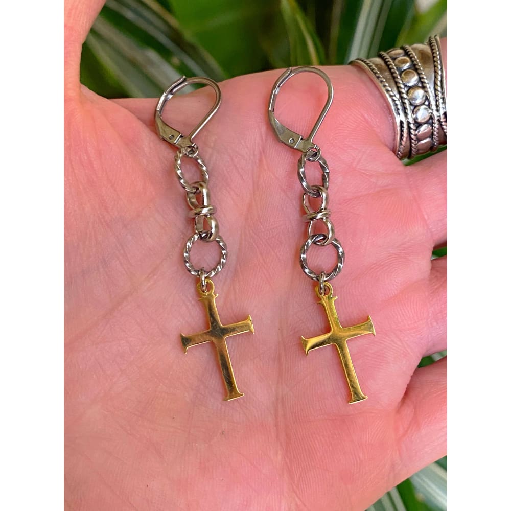 MISSION CROSS EARRINGS