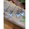 RUSTIC HEART EARRINGS