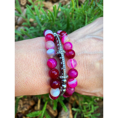 PAVÉ T~BAR BRACELET