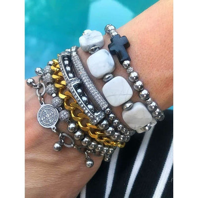 GOLD MAGNETIC CHAIN BRACELET