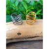 GOLD X WRAP RING