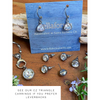 SILVER CRYSTAL STUDS