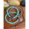 AQUAMARINE CHARM SET