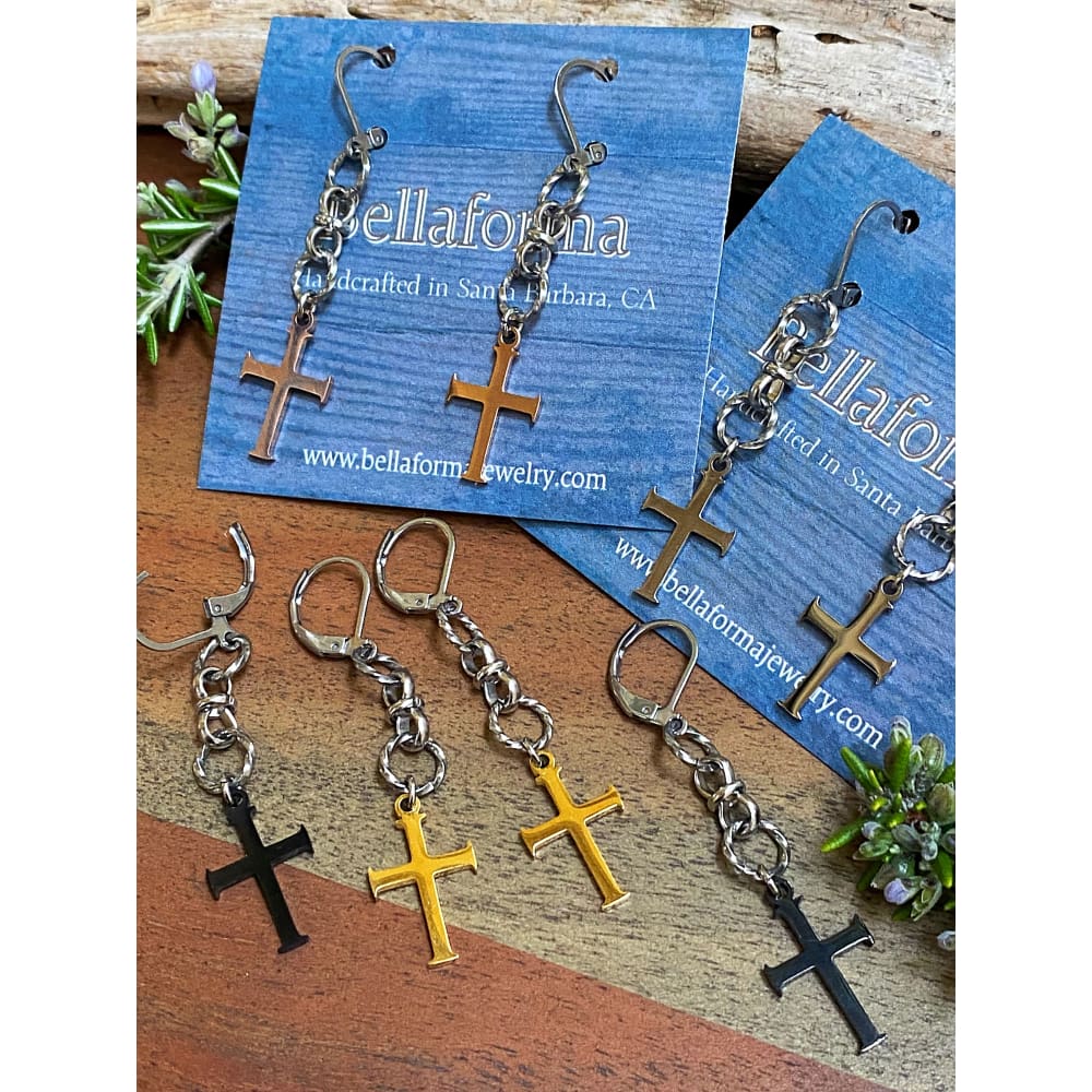 MISSION CROSS EARRINGS