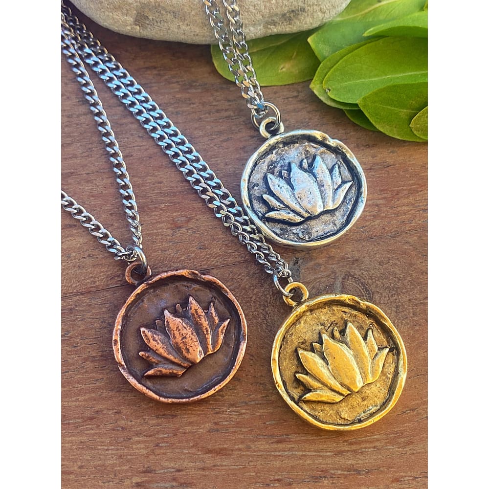 LOTUS COIN NECKLACE